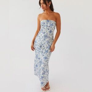Peppermayo Blue Floral Dress - unworn!